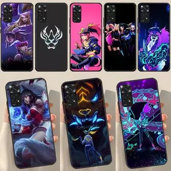 Kda Kaisa Ahri Akali For Redmi Note 12 Pro Plus Cover For Redmi Note 10 8 9 11 Pro 12S 11S 10S 9S 9C 10C 12C Case Redmi Note 9 Pro
