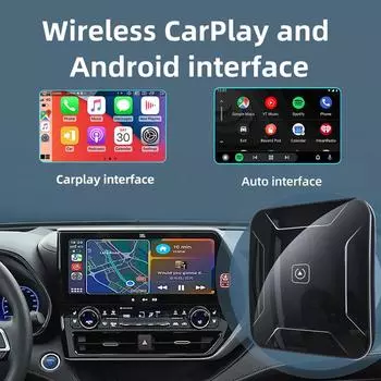 Kebidumei 2in1 Smart AI Box беспроводной CarPlay и Android Auto беспроводной адаптер Plug And Play WiFi быстрое подключение универсальный для Nissan