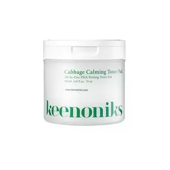 KEENONIKS Cabbage Calming Toner Pad 150мл Тоник успокаивающий