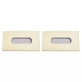 Keep Tissues Within Reach Car Interior Tissue Holder Stylish PU Leather Space Saving Design Suitable for All Cars бежевый