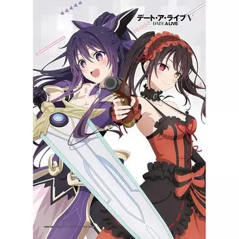 Keith Date A Live V B2 Гобелен Yatogami Kurumi W Замша Ширина 51 x Высота 72 см Изготовлен из полиэстера (Тока и Токисаки) Прибл.