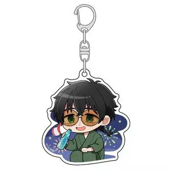 Keith WIND BREAKER Acrylic Key Chain Height 68 x Width 62 x Thickness within 3mm iron (Tokame Article/Yukata) Approx. Acrylic,