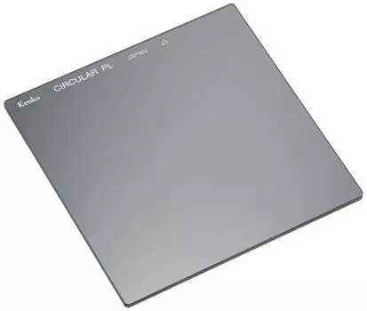 Kenko Square Glass PL Filter Circular PL 76X76mm for increasing contrast and removing reflections 319178