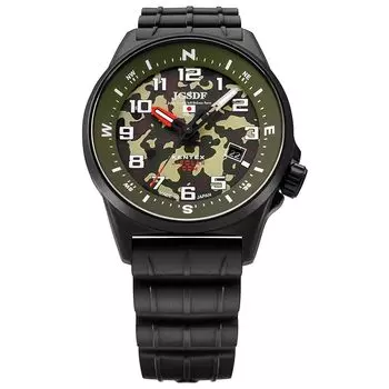[KENTEX] часы JSDF боевые солнечные армия S715M-16 мужские черные