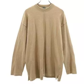 KENZO 90s Old Made in Japan Long sleeve trainer free beige Women Used