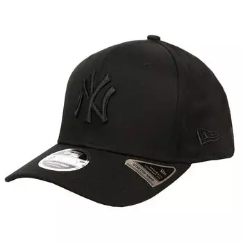 Кепка 9FIFTY STRETCH SNAP MLB Logo Hat Brand Snapback Baseball Cap NY New York Yankees All Black [New Era] Мужская [Товар]