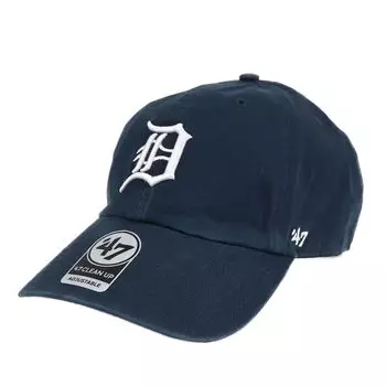 Кепка Brand 47 Cap Cleanup Low Cap MLB Major League Hat Forty Seven Detroit Tigers Navy Free Size 47
