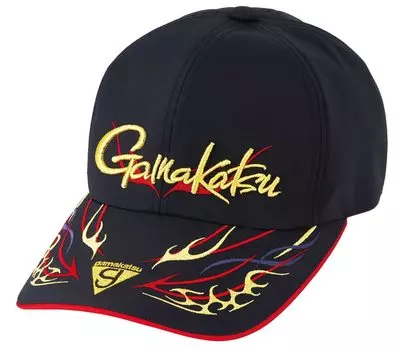 Кепка Gamakatsu Long Visor GM9888 черная M чёрный