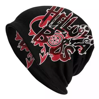 Кепка Helluva Boss, модная унисекс лыжная шапка Skullies, весенняя теплая многофункциональная вязаная шапка One Size