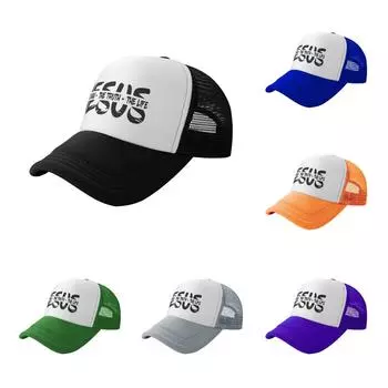 Кепка «Иисус Путь, Истина, Жизнь» Кепка Snapback для унисекс Бейсбольные кепки унисекс Кепки с логотипом Проволочная сторона adult