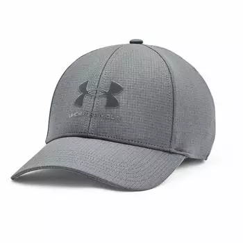 Кепка мужская Iso-chill Under Armour ArmorVent Fitted Pitch Gray, (012)/Черный, Большой-X-Большой