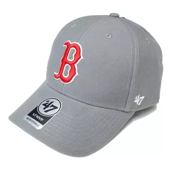 Кепка MVP Forty Seven Boston Red Sox в темно-сером цвете, 6-панельная, серый