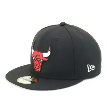 Кепка NBA 59FIFTY Chicago Bulls Черная [New Era] 59.6см