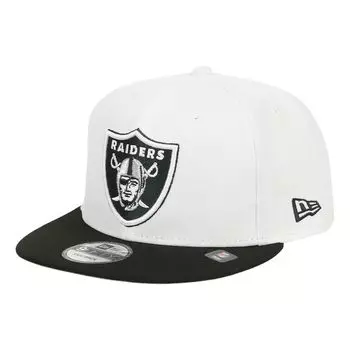 Кепка New Era бейсболка Las Vegas Raiders 9FIFTY бейсболка бейсболка NFL американский футбол Snapback унисекс логотип бренда официальный белый x черный белый x черный для мужчин