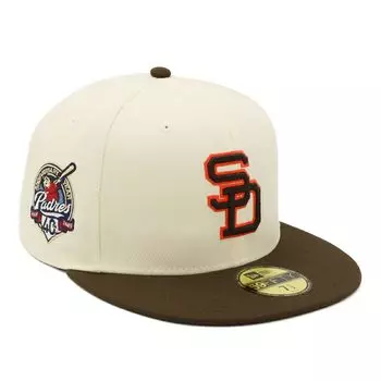 Кепка newera 59FIFTY 70823788 NER35C7684 MLB San Diego Padres SD White Shiro 7 SIDE PATCH ONSPOTZ Custom Made Hat Gokyu Fifty New Era Deep BB Cap Going