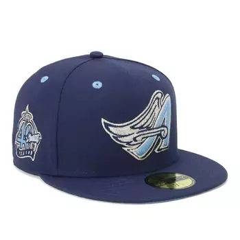 Кепка Newera 59FIFTY 70899494 NER35C0089 MLB Los Angeles Angels LAA Light Navy Navy 7 SIDE PATCH UNDER VISOR ONSPOTZ Custom Made Hat Gokyu Fifty Stylish