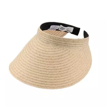 Кепка Okamoto Manila Hemp Солнцезащитный козырек Кепка Солнцезащитный козырек Стильная кепка Hemp UV Made in Natural (Женские клипсы женские Япония) ок-bp008