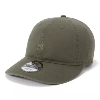 Кепка ONSPOTZ Custom Made Olive 9Thirty Washed Cotton Mini Tonal Logo Mlb New York Yankees [New Era] M/L оливковый