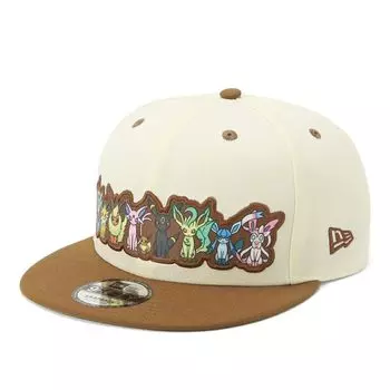 Кепка Pokemon Collaboration Chrome 950 POKEMON EEVEE FRIENDS CRM [New Era] Белый/Коричневый M/L