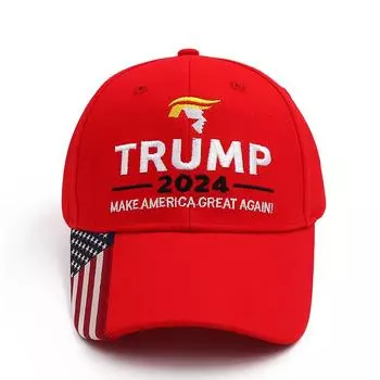 Кепка президента США Трампа 2024 года Кепка «Сделаем Америку снова великой» Кепка республиканца Дональда Трампа Кепка с вышивкой MAGA