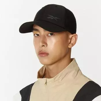 Кепка Reebok Vector Stretch Ball Cap черного цвета F