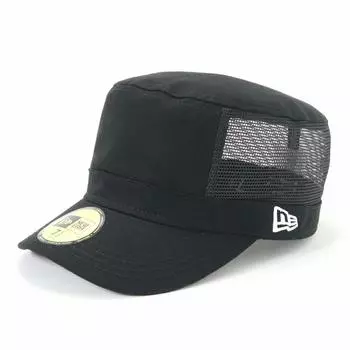 Кепка сетка утиный хлопок [New Era] WM-01 черный/сетчатый