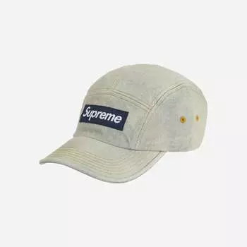 Кепка Supreme Denim Camp Dirty Indigo 23SS