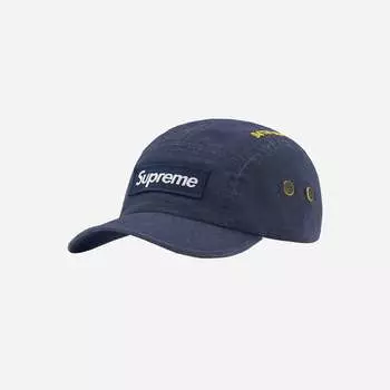 Кепка Supreme Military Camp Темно-синяя 21FW -