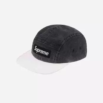 Кепка Supreme Pigment 2 Tone Camp Черная 24SS