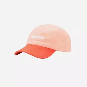 Кепка Supreme Suede Visor Camp Персиковая 23SS -