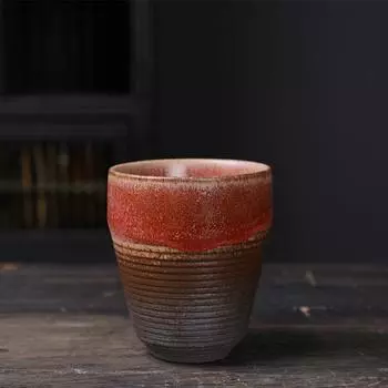 Керамическая мастер-чашка Грубая керамика Чайная чашка Креативная чашка Маленькая чашка Одиночная чашка Ретро чашка 170ml