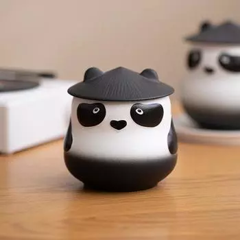 Керамические банки для чая с пандой из мультфильма Креативные банки для хранения животных Контейнеры для чая Банки для конфет Подарочные наборы для чая в гостиной