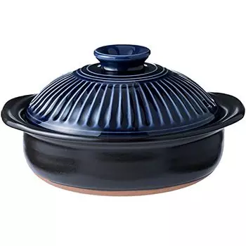Керамический горшок Ginpo Pottery с изображением хризантемы, посуда Banko (нет. 7 / Ляпис/Для 2 человек), «Глиняный горшок нового поколения, который украсит ваш стол» Стильный