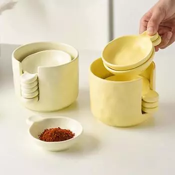 Керамический набор блюд для соуса, маленький, с ручкой, персонализированный мясной соус, кухонная утварь, простая закуска с приправами