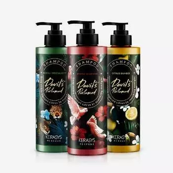 Kerasys Devils Парфюмированный шампунь-ополаскиватель 500 мл x 2