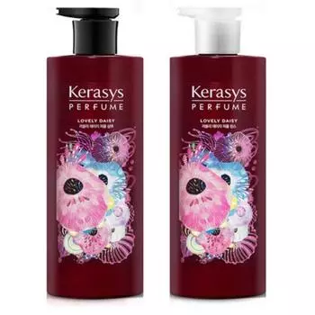 Kerasys Lovely Daisy парфюмированный шампунь 600 мл + ополаскиватель 600 мл, 1 шт.