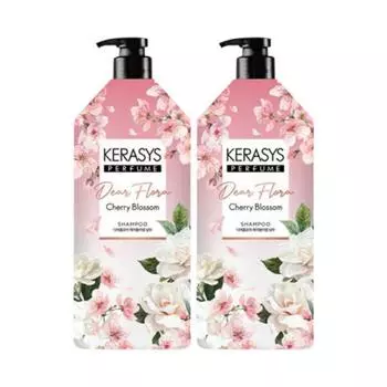 Kerasys Perfume Dear Flora Шампунь с ароматом вишни 1,5 л 2 шт.