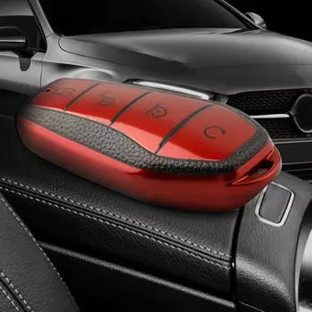 Key Fob Case Car Fob Shell For Car Key Protection Easy Installation OEM Part Number: No Stable Characteristics синий
