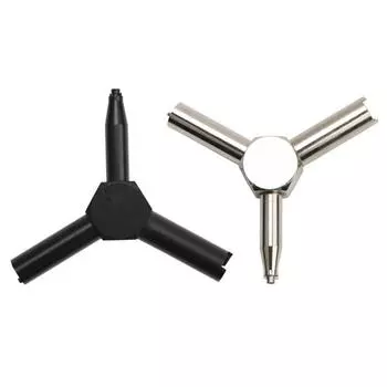 Key Removal Tool Tough Easily Carrying Stainless Steel Valve Lightweight Tools for KSC WA Disassemble Value Gas Wrench серебряный