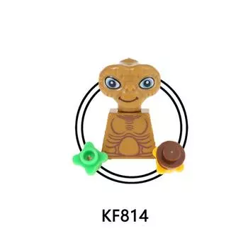 KF1908 KF982 KF992 KF1358 KF814 Cartoon Anime ET Building Blocks Bricks Character Figures Children Collection Toys