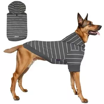 Kickred Dog Cold Pet New Dog Hat Leash Dog Dog Dog Medium Size Large Dogs Hoodie, осень/зима, термобелье, защита, одежда, гибкая, удобная,