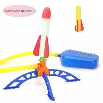 Kids Air Stomp Rocket Foot Pump Launcher Toys Sport Game Jump Stomp Outdoor Child Play Set Jump Sport Games Toys For Children 1 regular rocket