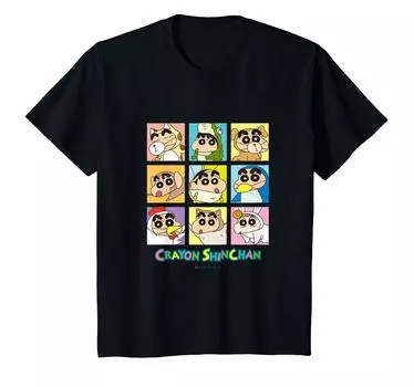 Футболка Kids Crayon Transformation Animal Series Shin-chan чёрный