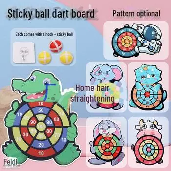 Kids Interactive Sticky Ball Dart Board for Indoor & Outdoor Play