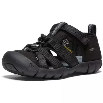 Kids Sandals SEACAMP II CNX Seacamp Two CNX cm [Keen] (15.0~19.5cm) Black/Gray 15.0
