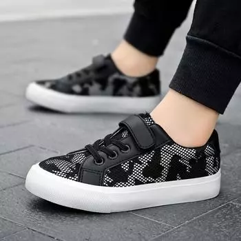 Kids Shoes Children Sneakers vulcanized Non-slip Wear Resistant Sports Walking Children s Skate Shoes Quality Sneakers for Boys 27