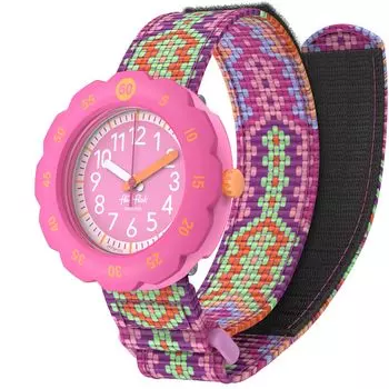 Детские часы LOOP IN PINK FPSP072 [Flick Flak] розовый