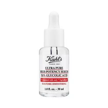 Ультрачистая высокоэффективная сыворотка Kiehl s с 9,8% гликолевой кислотой 30 мл