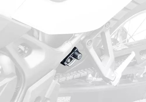 Kijima Motorcycle Helmet Lock Holder Steel Black XL750 Transalp ( 24-/8BL-RD16) 303-1622