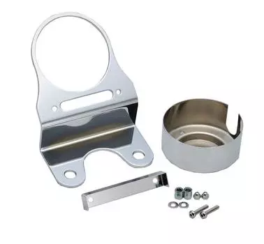 Kijima Motorcycle Parts Speedometer Bracket with Meter Cup Chrome Harley FXSB Steel HD-01900